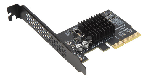 Placa De Expansão Usb 3.2 Gen 2 Tipo C 20gbps Asm3242 Main