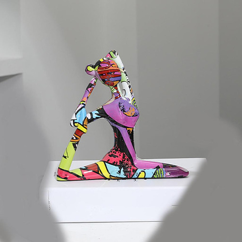 Figuras De Yoga Estatuilla De Resina B El 17,5x4x16cm
