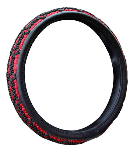 Ta Funda Para Volante De Coche De 15 Pulgadas, Ajuste Rojo