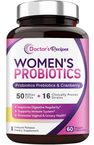 Probiotico Doctors Recipes 60cp - Unidad a $3315