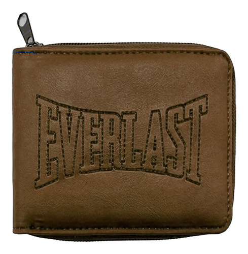 Billetera Hombre Con Cierre Moda Everlast Cuero Pu Regalo