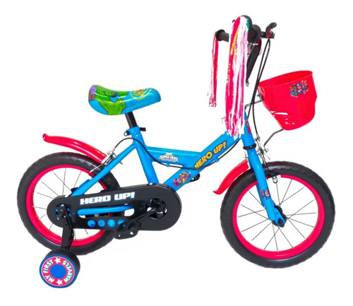 Bicicleta Rodado 14 Infantil Disney Avengers Tipo Retro