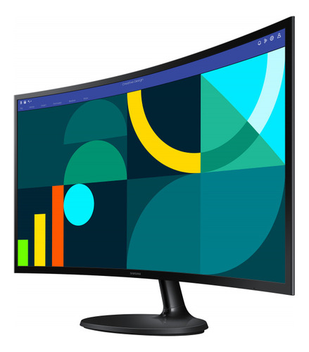 Monitor Curvo Samsung Essential S3 Led 27 1920x1080 Full