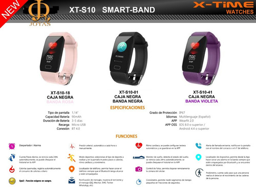 Imagen 4 de 6 de Reloj Inteligente Smartwatch S10 Banda Android Ios X-time