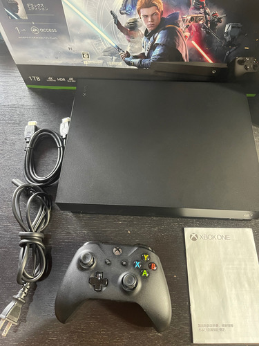 Microsoft Xbox One X 1tb Star Wars Jedi: Fallen Order Japan Preto (Usado)