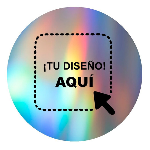 Hologramas Stickers 300 Piezas 1.5 Cm Redondos