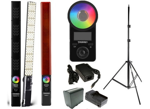 Luz Bastão Led Yongnuo Yn360iii Pro Iii + Bateria F970 Fonte