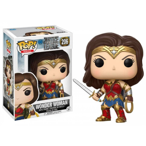 Figura Coleccionable Pop Justice League Wonder Woman Funko