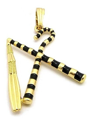 Crook Flail Faraó Egito Antigo Pingente Em Prata 925 - 2 Mod