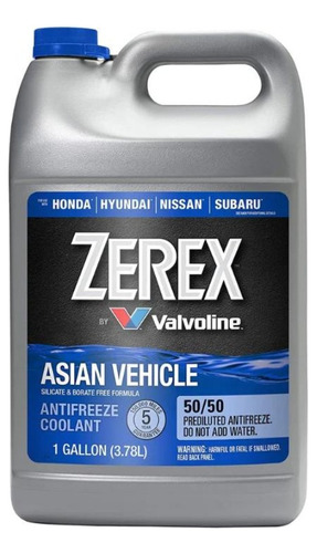 Refrigerante Anticongelante Zerex 50/50 Asian Blue 1gl 