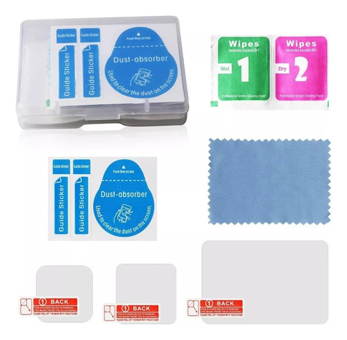 3 X Micas De Vidrio Templado Protector Para Gopro Hero 12