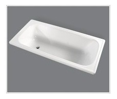 Imagen 2 de 5 de Bañera Acrilico Sanitario 120x70 Bagnara Clasica Antidesliza