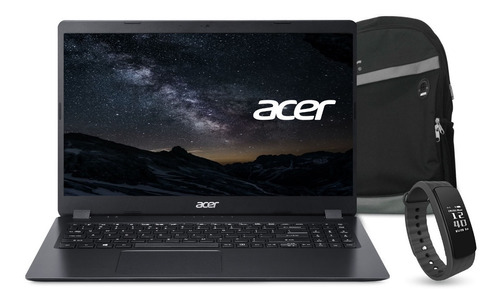 Notebook Acer 15'6 , Intel Core I3, 12gb Ram, 256gb Ssd ,w10 Color Black