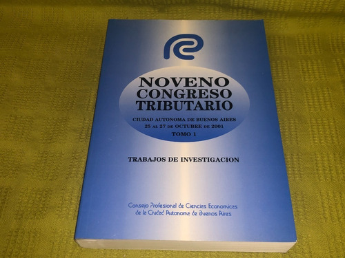 Noveno Congreso Tributario Octubre De 2001