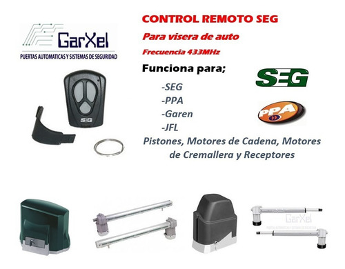 Control Remoto Puerta Automatica Casa Marca Seg Y Ppa
