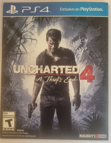 Uncharted 4 A Thief's End Edición Caja De Cartón 