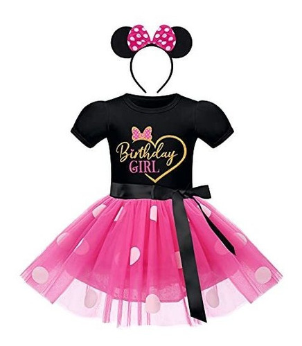 Toddler Baby Girls Mouse Traje De Regalo De 1119g