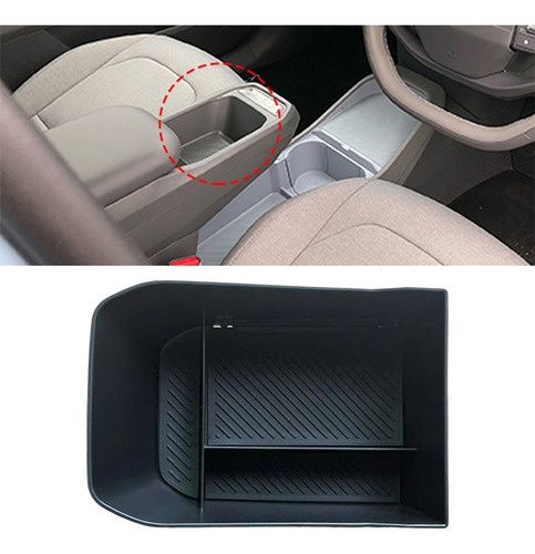 Caja De Almacenamiento Con Reposabrazos Para Kia Ev3 2024+ H