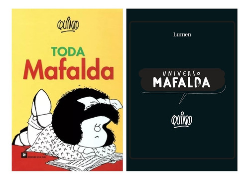 Toda Mafalda + Universo Mafalda - Quino - 2 Libros