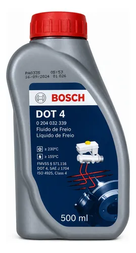 Fluido de Freio DOT 4 500ml Original Bosch