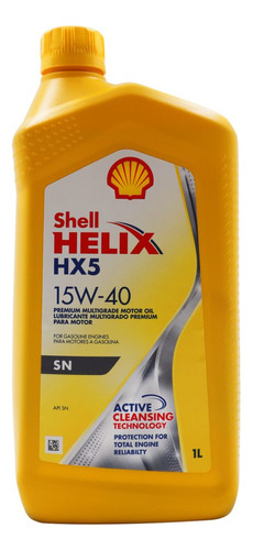 Shell Aceite Hx5 Mineral 15w40 Sn 1lt