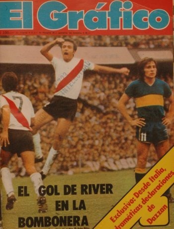 El Grafico 2950 Boca Juniors 0 River Plate 1 Gol Perfumo