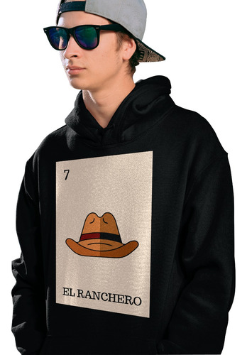 Sudadera De Caballero  Juego De Loteria Mexicana El Ranchero