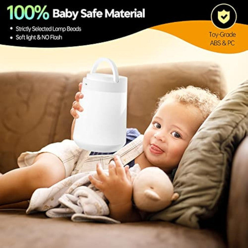 Luz Nocturna Para Niños Con Sensor Táctil Led Recargable