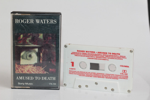Cassette Roger Waters Amused To Death 1992 Pink Floyd