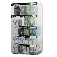 Exhibidor De 90 Piezas Marca Icon, Techzone 15 Cubos, 15 Bal