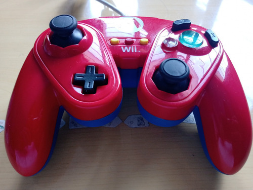 Control Classic Wired Fight Pad Mario Para Wii U Y Wii