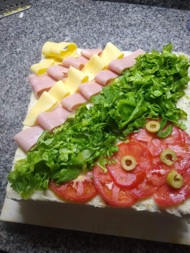 Imagen 7 de 7 de Torta Salada Numeros O Letras Mataderos
