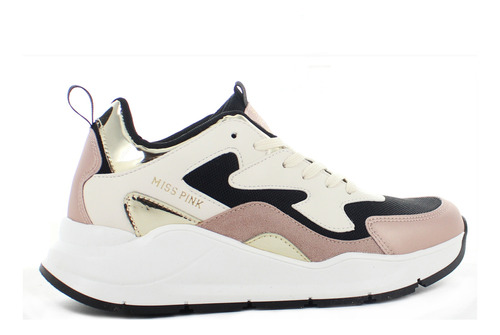 Baby Cats Tenis Urbano Beige Para Mujer