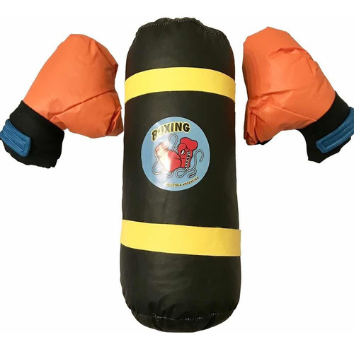 Bolsa Rellena Boxeo Nenes Juguete + Guantes Día Del Niño