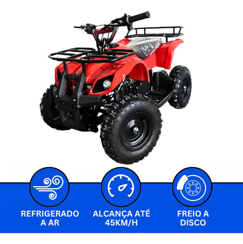 Mini Quadriciclo 49cc Carrinho Infantil 2 Tempos C/ Nf - Dsr