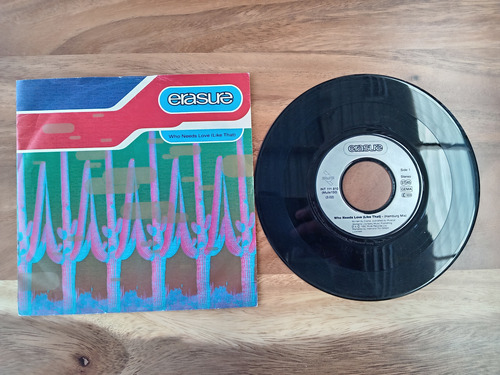 Colección Lote Discos Acetato Vinilo Erasure Chains Of Love