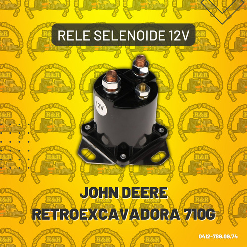 Rele Selenoide 12v John Deere Retroexcavadora 710g