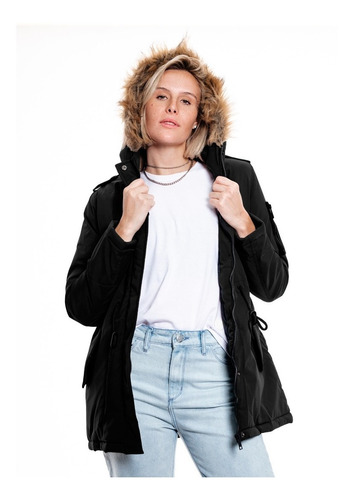 Parka Campera Abrigo Mujer Berlin 5010 Premium