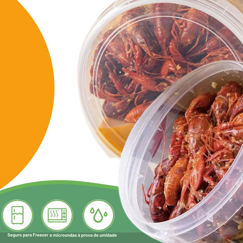 Balde 2.8l Para Armazenar Pasta De Amendoim 20 Pçs
