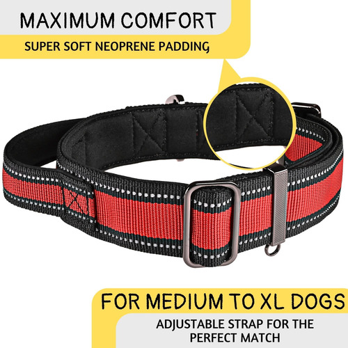 Adityna - Collar De Perro Resistente Para Perros Medianos -