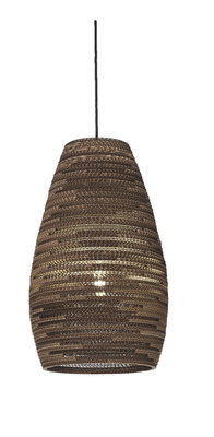 Lámpara Colgante Melia Diseño Exclusivo Cartón Apto Led Lk