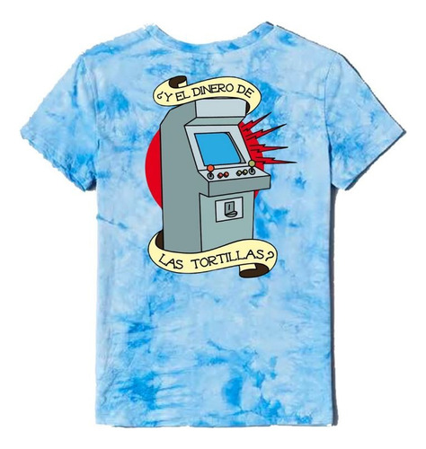 Playera Tie Dye Maquinitas Videojuego