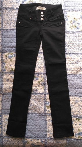 Pantalon Negro De Drill Stretch Milk Blues Talla 26 Nuevo