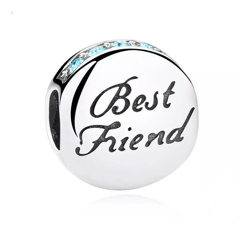 Charm Best Friend Amiga Plata 925 Zircónn / Canale Donna