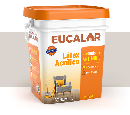 Tinta Acrílica Gelo 18l - Eucatex