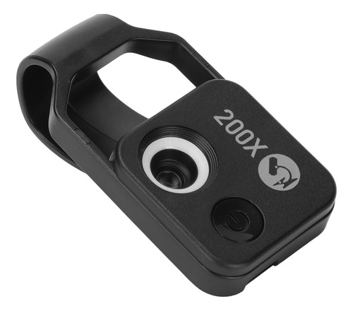 Mini Microscópio De Bolso Para Telefone Com Zoom 200x Com Le