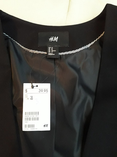 Imagen 2 de 4 de Chaqueta O Blazer De Vestir Dama H&m