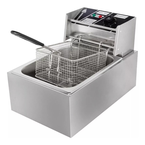 Freidora Daewoo Didf-81eh 10l Capacidad Total Acero Inox.