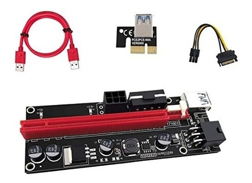 Adaptadores Risers Pci Express 1x A 16x Gpu Version V009s