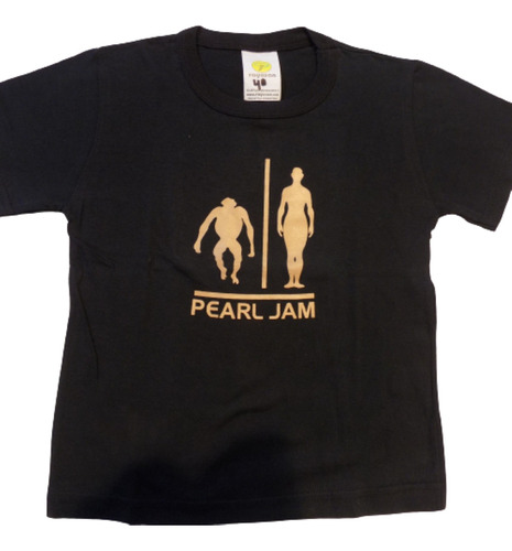 Remera Niños De Pearl Jam Vs Modelos Rockería Que Sea Rock  